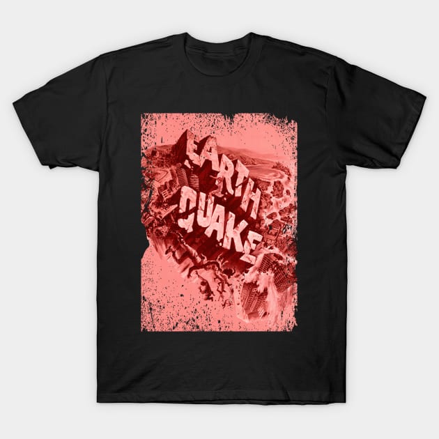 Surviving the Shaking Earth Earthquakes Movie Tribute T-Shirt by GodeleineBesnard